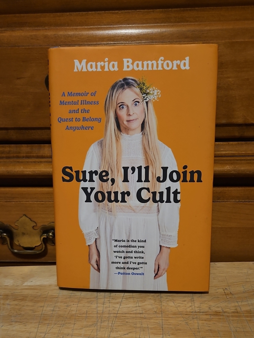 Sure, I'll Join Your Cult - SIGNED by Maria Bamford - 2023 1st print hc w dj